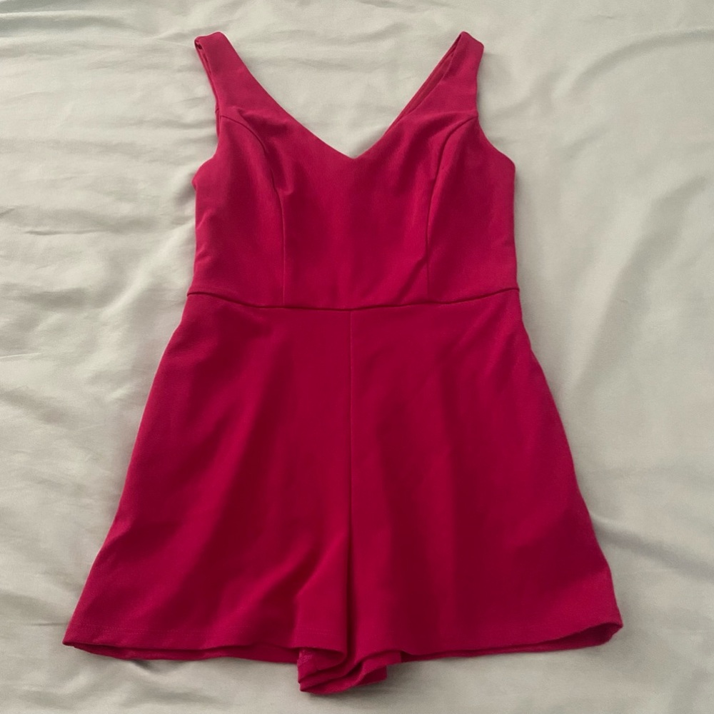 Bright Pink Romper